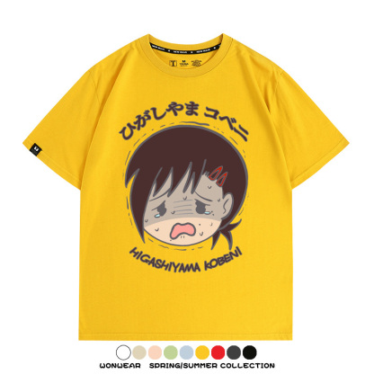 鏈鋸人東山小紅動漫周邊短袖T恤