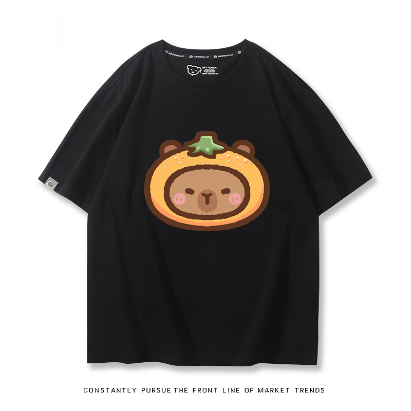 卡皮巴拉 2024親子情侶男女同款 T恤