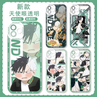 蘋果 系列防風少年天使眼透明防摔軟殼