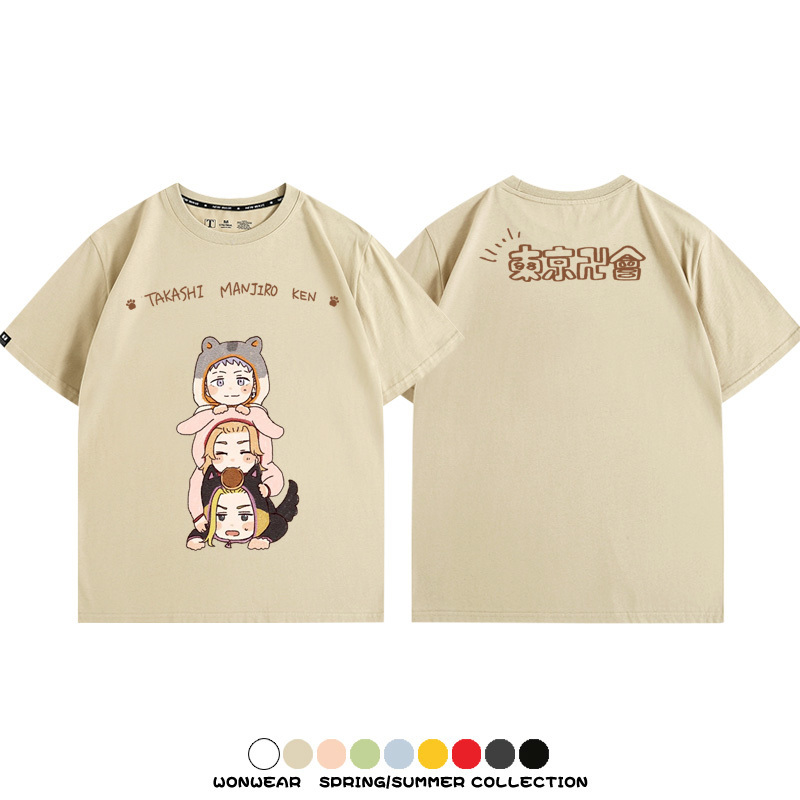 東京卍復仇者聯名 親子情侶裝寬鬆短袖T