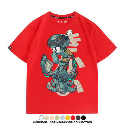 機械章魚哥聯名 親子情侶裝寬鬆短袖T