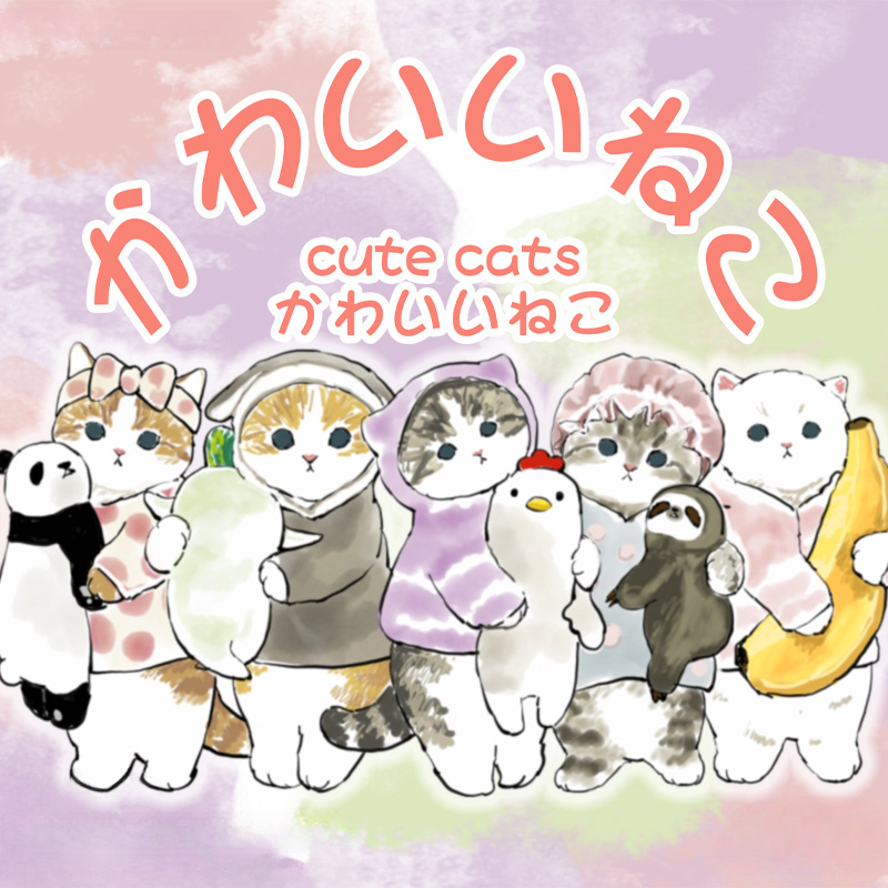 貓福珊迪可愛萌系學院風動漫周邊短袖T恤