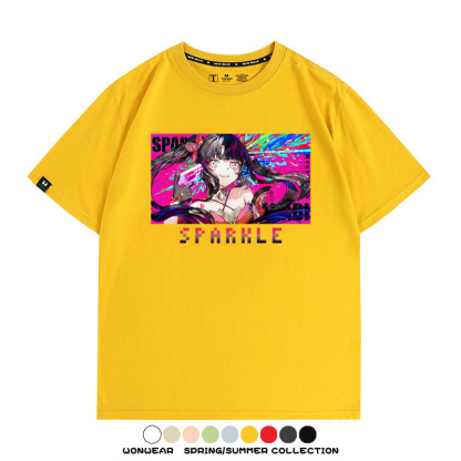 崩壞:星穹鐵道花火遊戲周邊短袖T恤