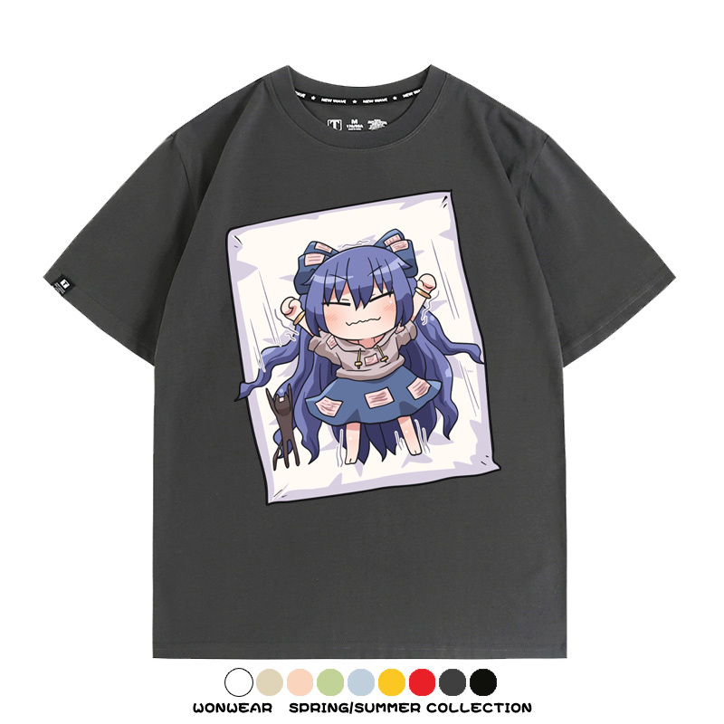 東方project憑依華 親子情侶裝寬鬆短袖T