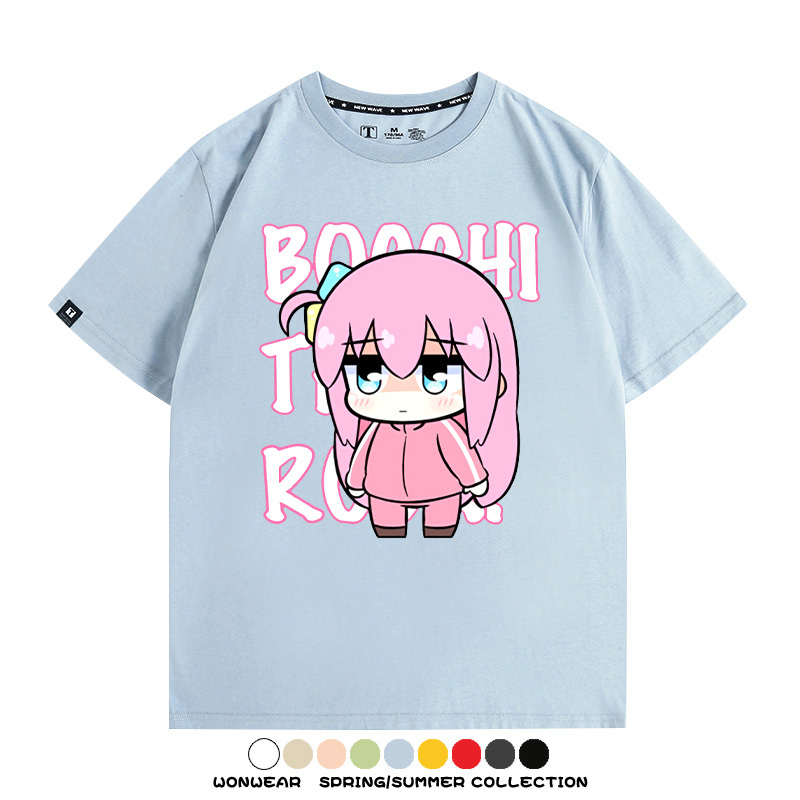 Q版孤獨搖滾 親子情侶裝寬鬆短袖T