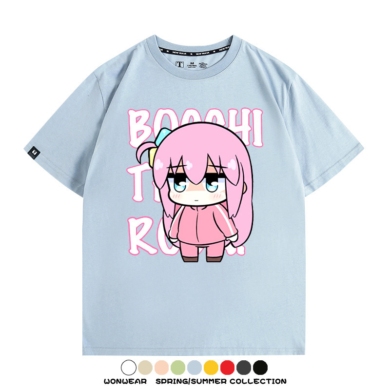 Q版孤獨搖滾 親子情侶裝寬鬆短袖T