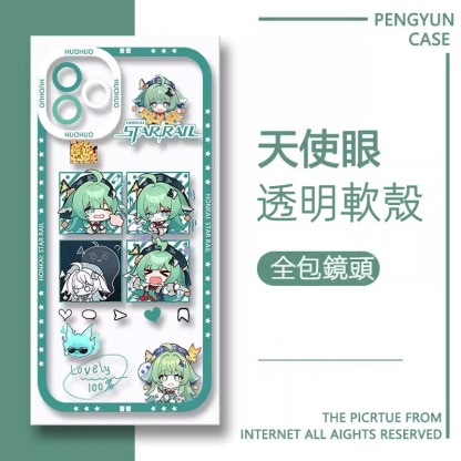 蘋果 系列星穹鐵道天使眼透明防摔軟殼