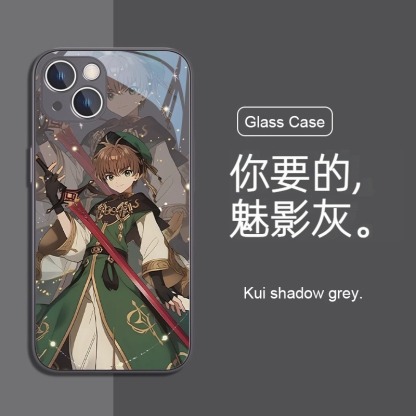 蘋果 系列魔卡小櫻 液態玻璃防摔殼