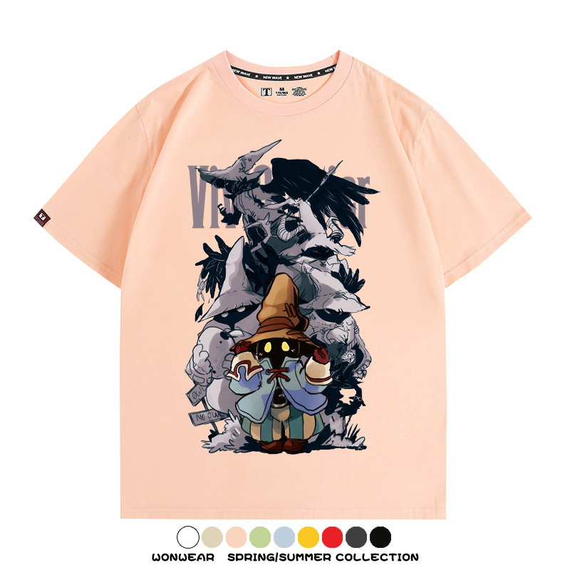 最終幻想9聯名比比奧爾尼迪亞 親子情侶裝寬鬆短袖T