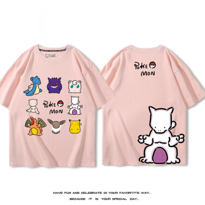 精靈寶可夢 2024親子情侶男女同款 T恤
