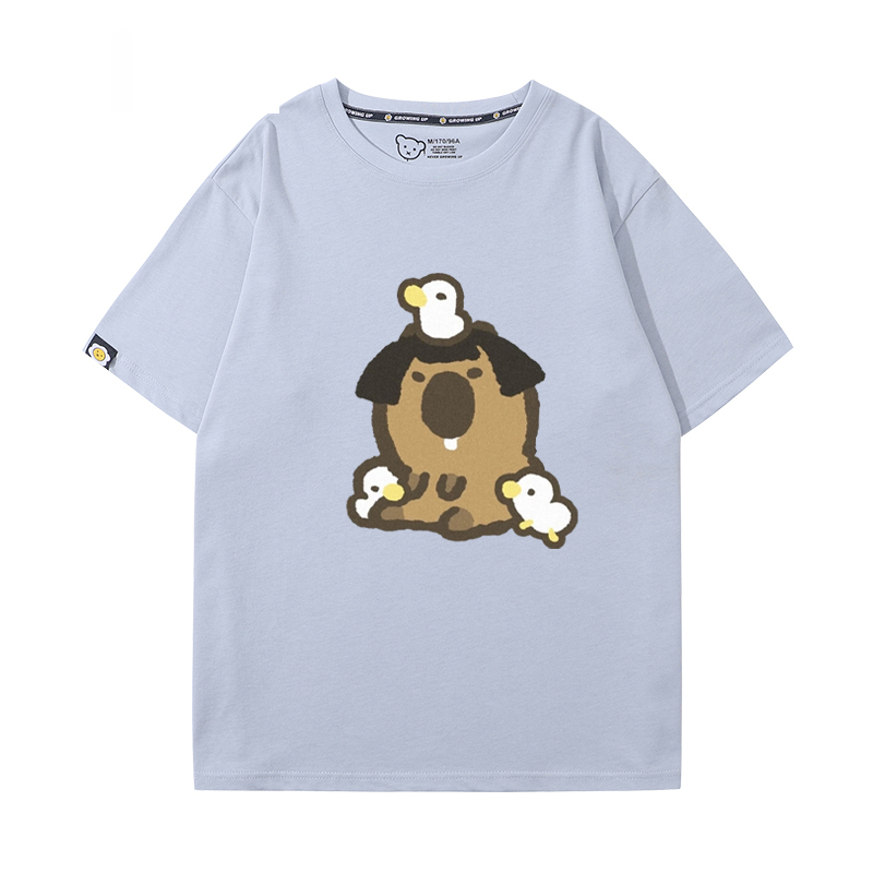 卡皮巴拉 2024親子情侶男女同款 T恤