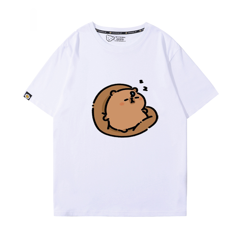 卡皮巴拉 2024親子情侶男女同款 T恤