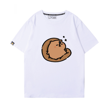 卡皮巴拉 2024親子情侶男女同款 T恤