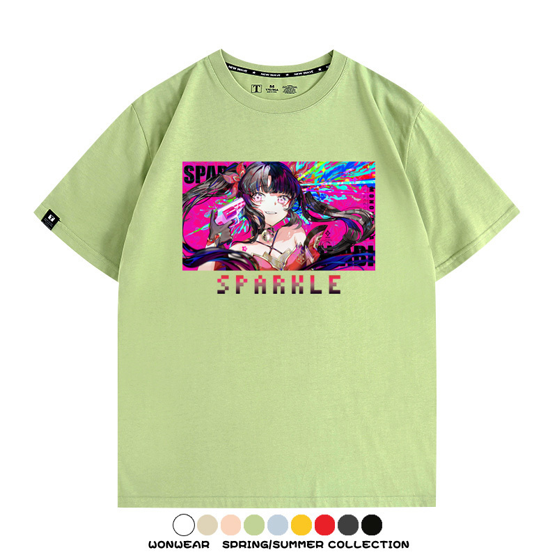 崩壞:星穹鐵道花火遊戲周邊短袖T恤