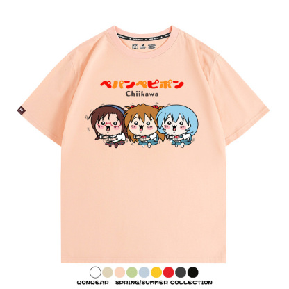 Chiikawa聯動EVA 親子情侶裝寬鬆短袖T