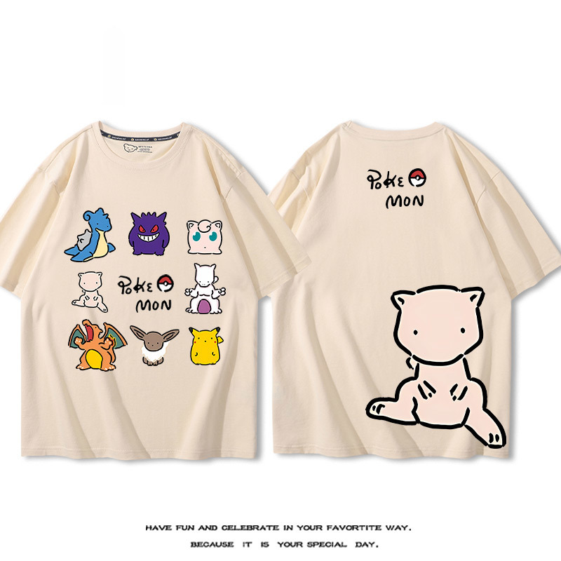 精靈寶可夢 2024親子情侶男女同款 T恤