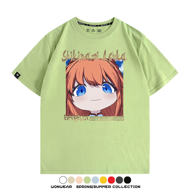 EVA可愛大頭表情 親子情侶裝寬鬆短袖T