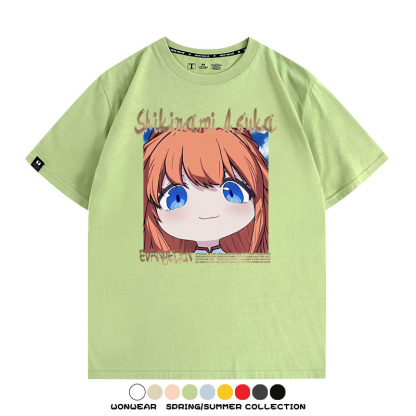 EVA可愛大頭表情 親子情侶裝寬鬆短袖T