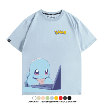 精靈寶可夢上班族 親子情侶裝寬鬆短袖T