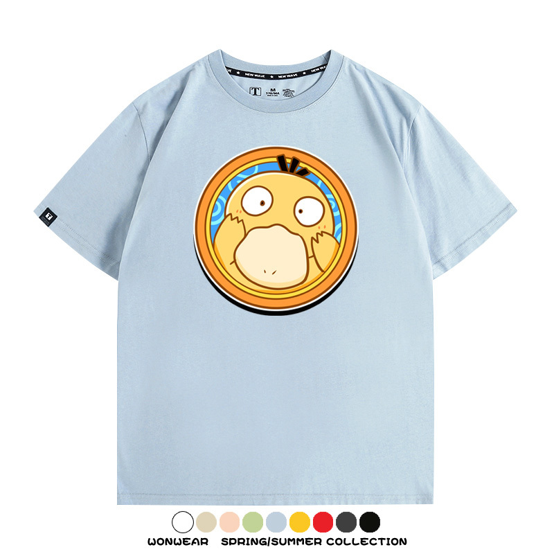 寶可夢卡通可愛頭像合集 親子情侶寬鬆短袖T