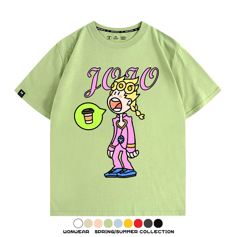 惡搞JOJO的奇妙冒險 親子情侶裝寬鬆短袖T