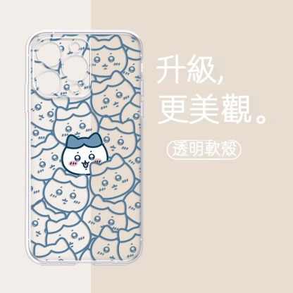 蘋果 系列chiikawa 透明防摔軟殼