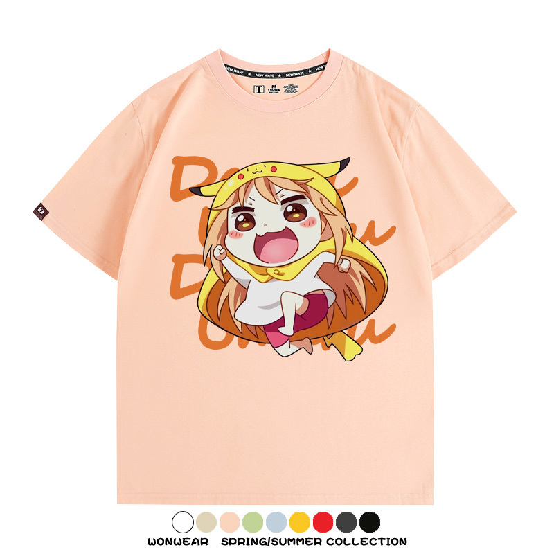 乾物妹小埋聯名寶可夢 親子情侶裝寬鬆短袖T