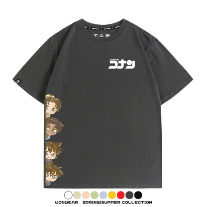 名偵探柯南聯名 親子情侶寬鬆短袖T