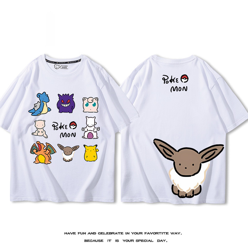 精靈寶可夢 2024親子情侶男女同款 T恤