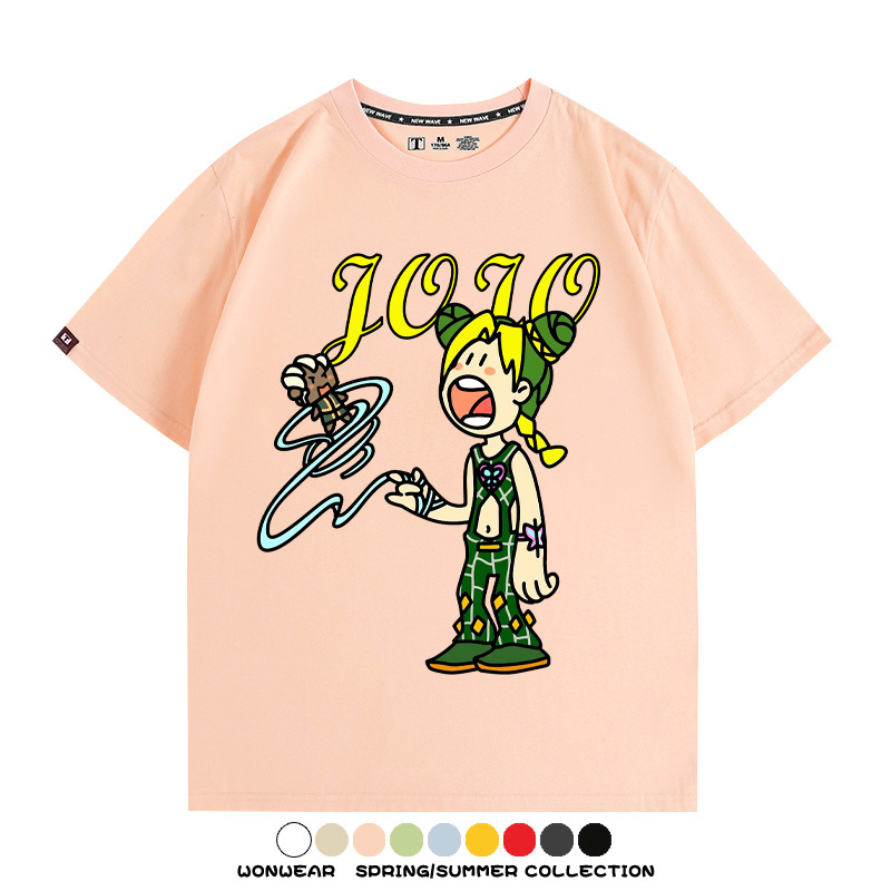 惡搞JOJO的奇妙冒險 親子情侶裝寬鬆短袖T