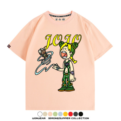 惡搞JOJO的奇妙冒險 親子情侶裝寬鬆短袖T