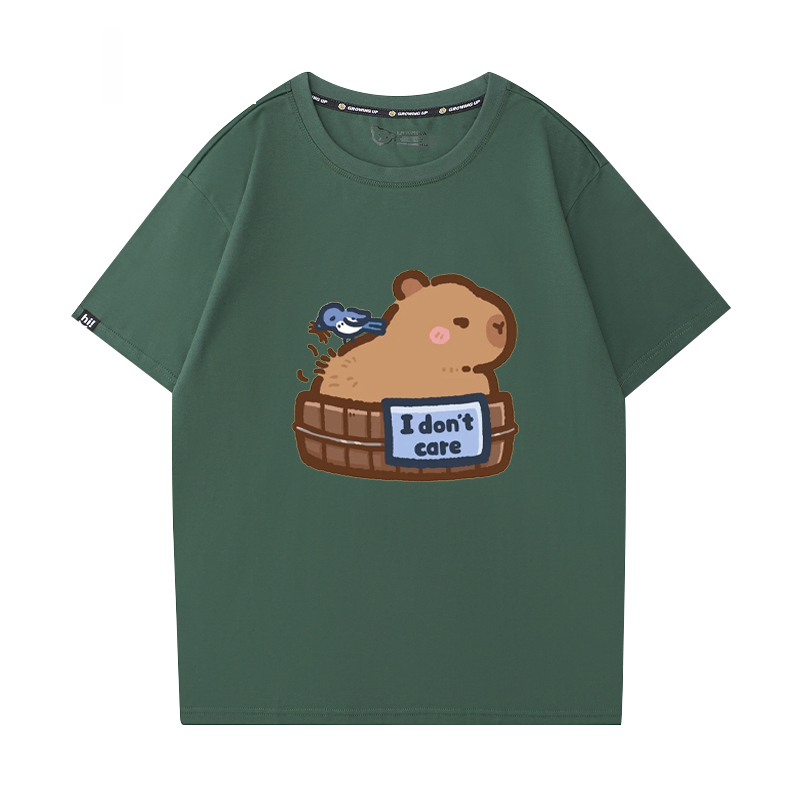 卡皮巴拉 2024親子情侶男女同款 T恤