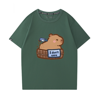 卡皮巴拉 2024親子情侶男女同款 T恤