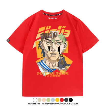 JOJO的奇妙冒險聯名 親子情侶裝寬鬆短袖T