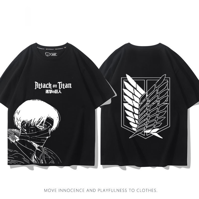 進擊的巨人 2024親子情侶男女同款 T恤