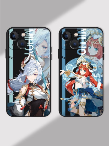 蘋果 系列原神 液態硅膠防摔軟殼