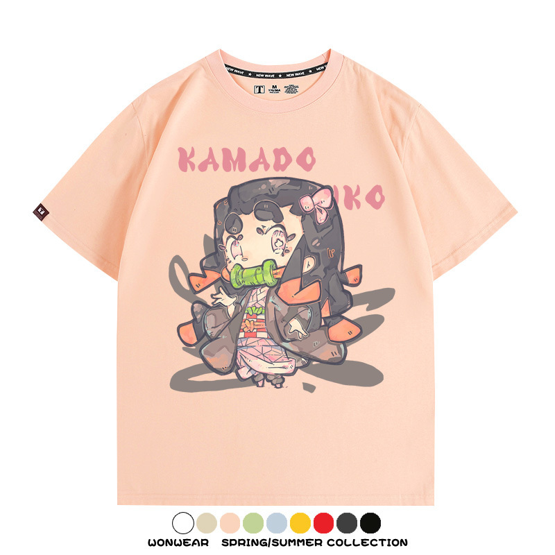 Q版鬼滅之刃動漫周邊短袖T恤