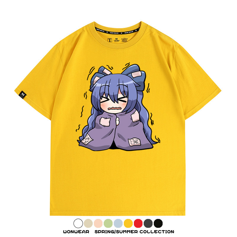 東方project憑依華 親子情侶裝寬鬆短袖T