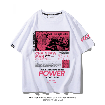 鏈鋸人 2024親子情侶男女同款 T恤