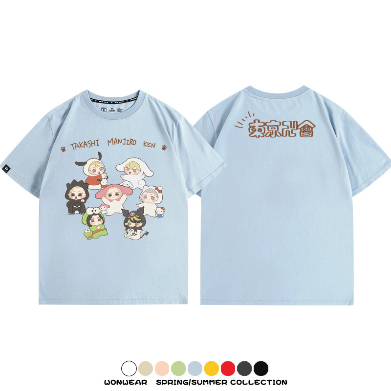 東京卍復仇者聯名 親子情侶裝寬鬆短袖T