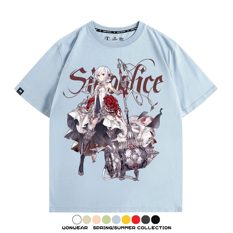 死亡愛麗絲聯名 親子情侶裝寬鬆短袖T