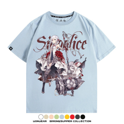 死亡愛麗絲聯名 親子情侶裝寬鬆短袖T