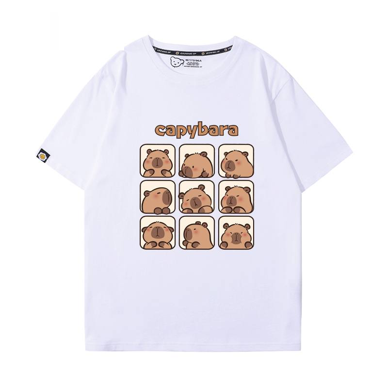 卡皮巴拉 2024親子情侶男女同款 T恤