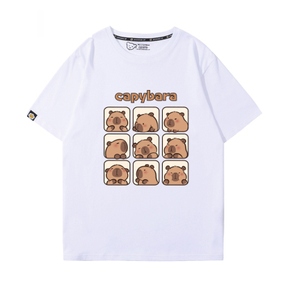 卡皮巴拉 2024親子情侶男女同款 T恤