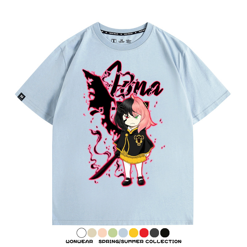 間諜家家酒x黑色四葉草 親子情侶裝寬鬆短袖T