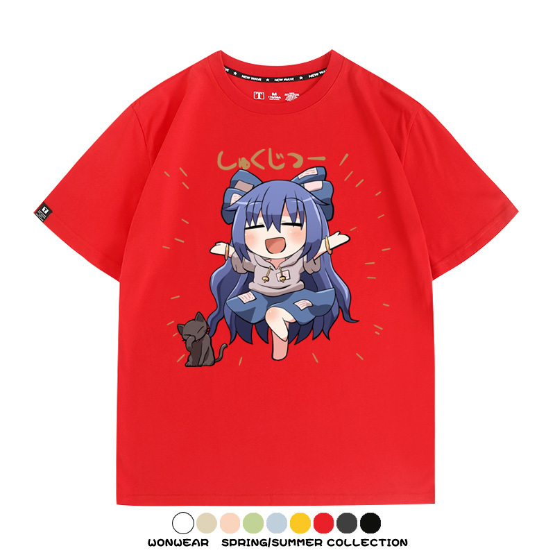 東方project憑依華 親子情侶裝寬鬆短袖T