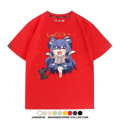 東方project憑依華 親子情侶裝寬鬆短袖T