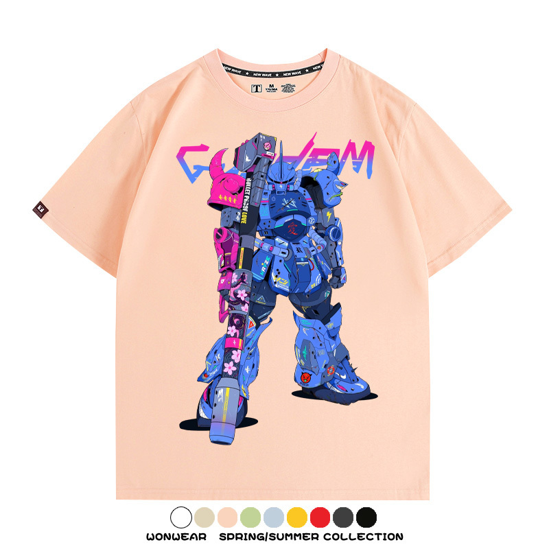 機動戰士鋼彈聯名 親子情侶裝寬鬆短袖T