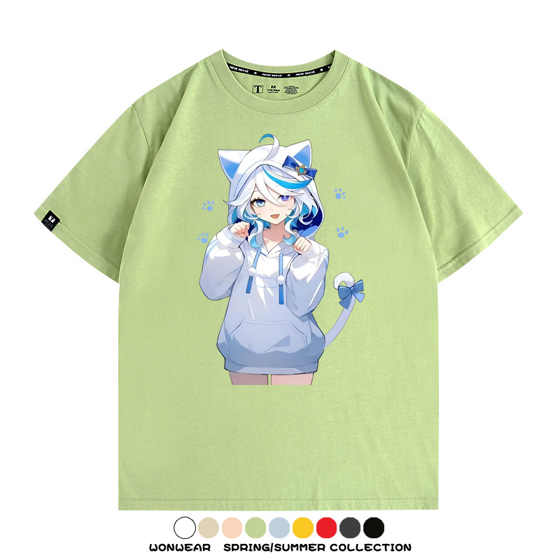 原神芙寧娜 親子情侶裝寬鬆短袖T