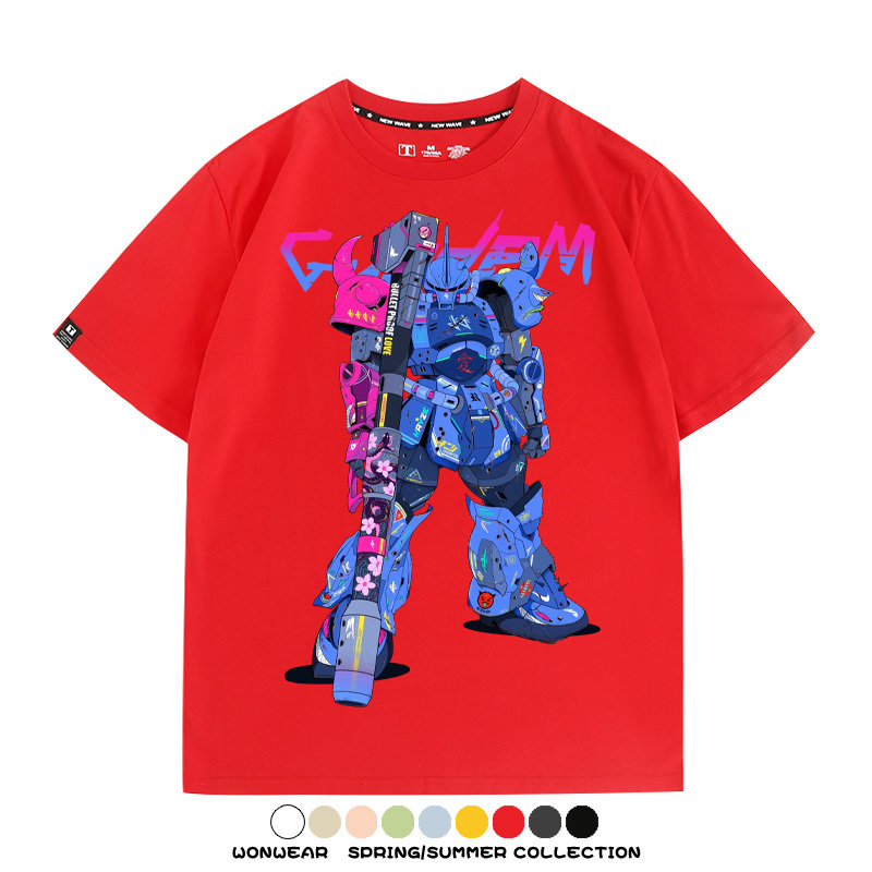 機動戰士鋼彈聯名 親子情侶裝寬鬆短袖T
